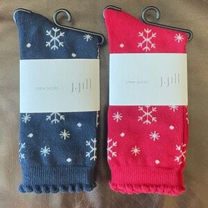 Scalloped J. Jill Socks